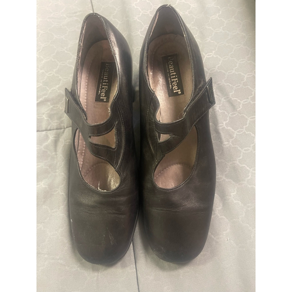BeautiFeel Shoes - BeautiFeel Black Mary Jane Heels Women's Size 39 Good Uses Condition